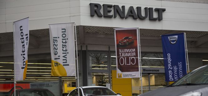 Concesionario de Renault en París.