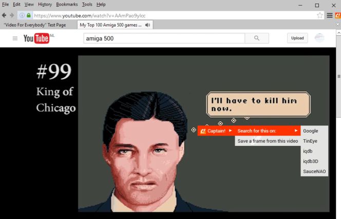 Busca en Google cualquier imagen que aparezca en YouTube con esta extensión