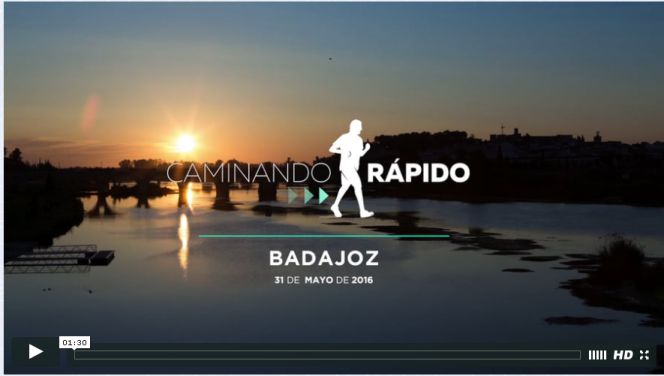 Captura de pantalla del video de Mariano Rajoy "caminando rápido".