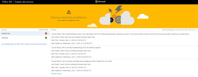 Outlook y Hotmail están colando correo basura a sus usuarios