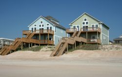 Casas vacacionales típicas de Los Hamptons.