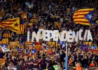 La UEFA sanciona al Barça por la exhibición de esteladas La UEFA sanciona al Barça por la exhibición de esteladas