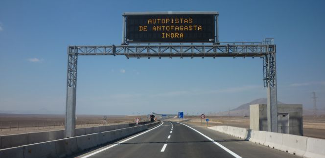 La autopista de Antofagasta cuenta con tecnología de Indra.