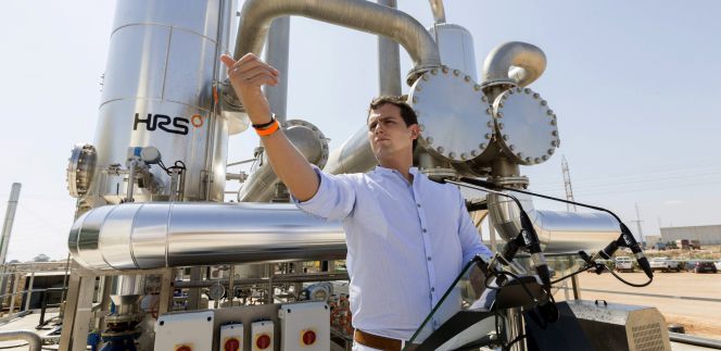 El candidato a la Presidencia del Gobierno de España por Ciudadanos Albert Rivera.