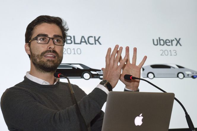 El director general de Uber, Carles Lloret, durante su intervención en el curso: "¿Qué hemos aprendido de la crisis?" de la UIMP.