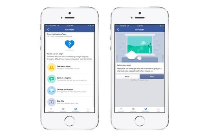 Facebook estrena herramientas contra el suicidio en España