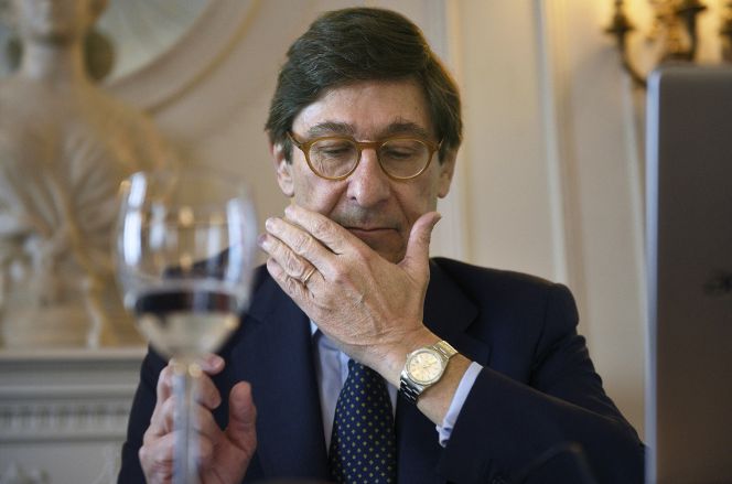 El presidente de Bankia, José Ignacio Goirigolzarri, durante su intervención en los cursos de verano de la UIMP organizados por la Asociación de Periodistas de Información Económica (APIE).