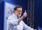 Rajoy pide concentrar el voto moderado en el PP Rajoy pide concentrar el voto moderado en el PP
