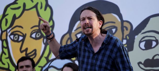 Pablo Iglesias en un mitin en Alicante. REUTERSHeino Kalis
