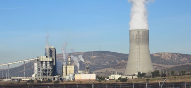 Central térmica Elcogas en Puertollano.