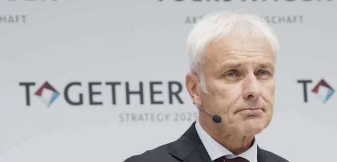 El presidente de Volkswagen, Matthias Müller. EFEArchivo