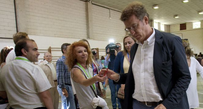 El presidente de la Xunta de Galicia, Alberto Núñez Feijoo,