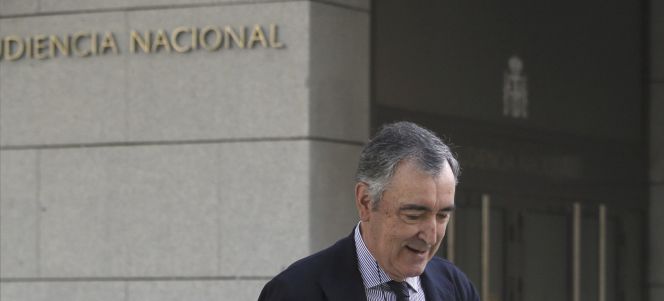 El expresidente de NovaGalicia José María Castellano Ríos acudió hoy a la Audiencia Nacional
