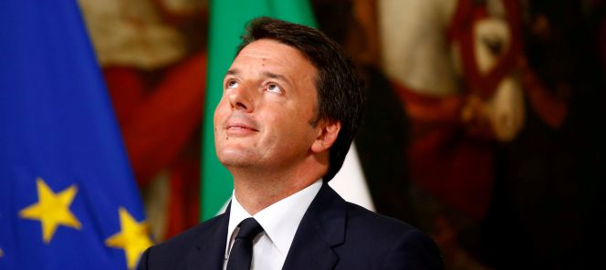 El primer ministro italiano Matteo Renzi