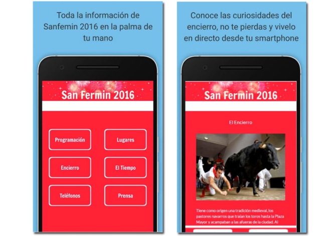 San Fermín 2016, todos los encierros, horarios y fiestas en el móvil