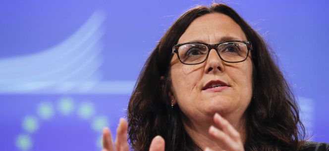La comisaria europea de Comercio, Cecilia Malmström,
