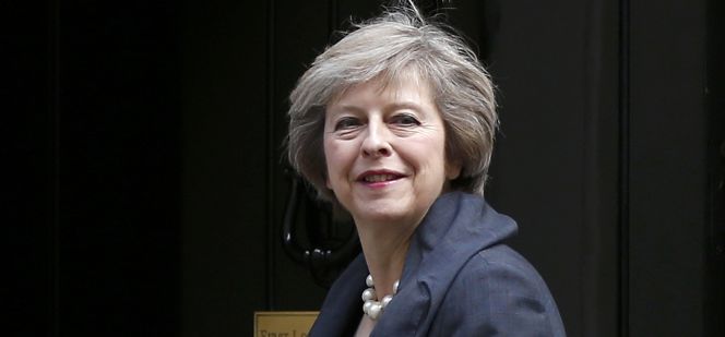 Theresa May, sucesora de David Cameron al frente del Partido Conservador británico y del Gobierno del país.