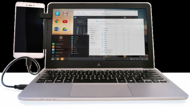 Superbook convierte tu móvil Android en un portátil por 99 dólares
