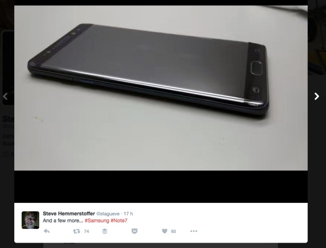 Imágenes reales revelan como es el Samsung Galaxy Note 7