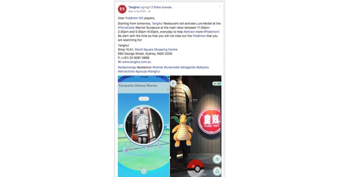¿Sabes que puedes usar Pokémon GO para promocionar tu negocio?