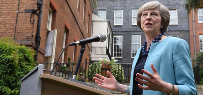 Theresa May, primera ministra británica.
