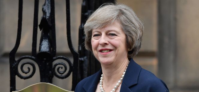 Primera ministra británica Theresa May.