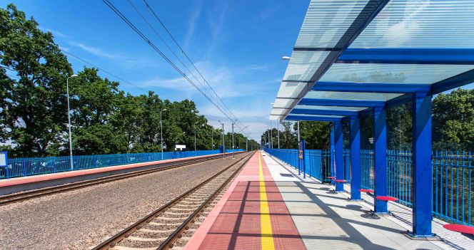 Una de las estaciones de tren en el área en que trabajará Comsa en Suecia.