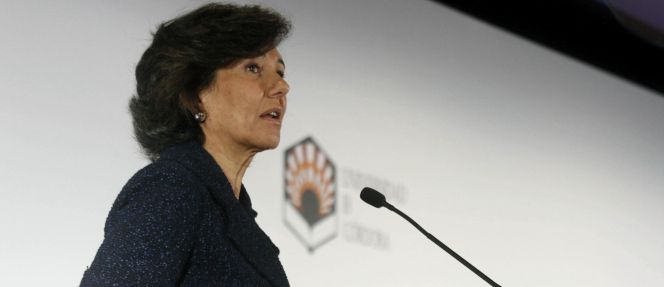 La presidenta del Santander, Ana Botín.