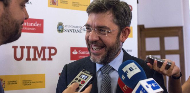 El secretario de Estado de Energía, Alberto Nadal, el lunes en la Universad Menéndez Pelayo.
