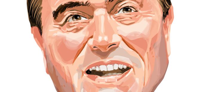 Caricatura de José Viñals, nuevo presidente de Standard Chartered.