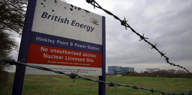 Central nuclear de Hinkley Point, cuyo proyecto de renovación ha sido parado por el Gobierno de May.