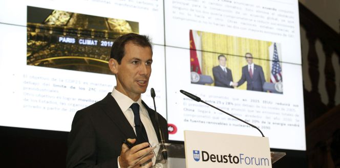 Miguel Stilwell, consejero delegado de EDP España, en Bilbao.