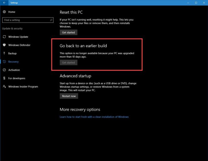 Si Windows 10 no te convence, ahora solo tienes 10 días para recuperar Windows 7 y Windows 8