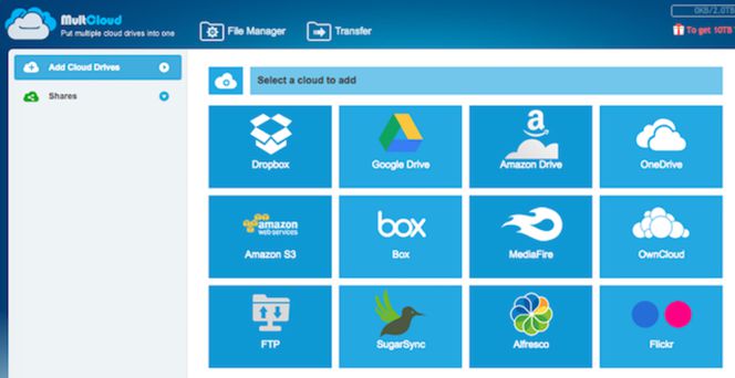 Cómo gestionar todos los servicios web de almacenamiento desde un mismo lugar