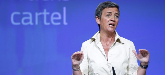 La comisaria europea de Competencia, Margrethe Vestager.