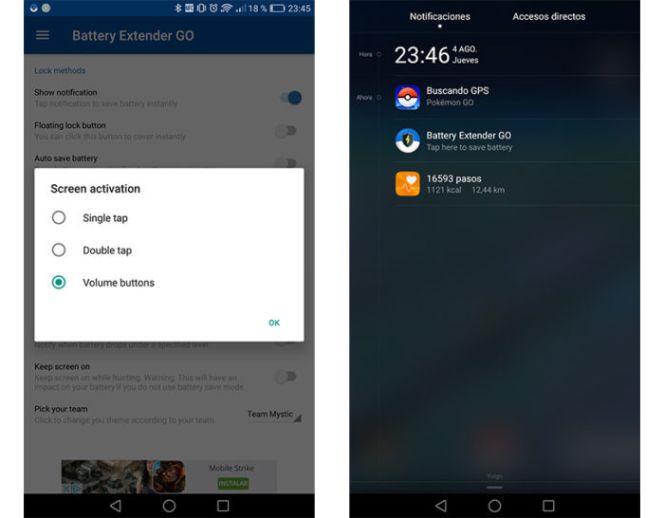 Juega a Pokémon Go con la pantalla apagada