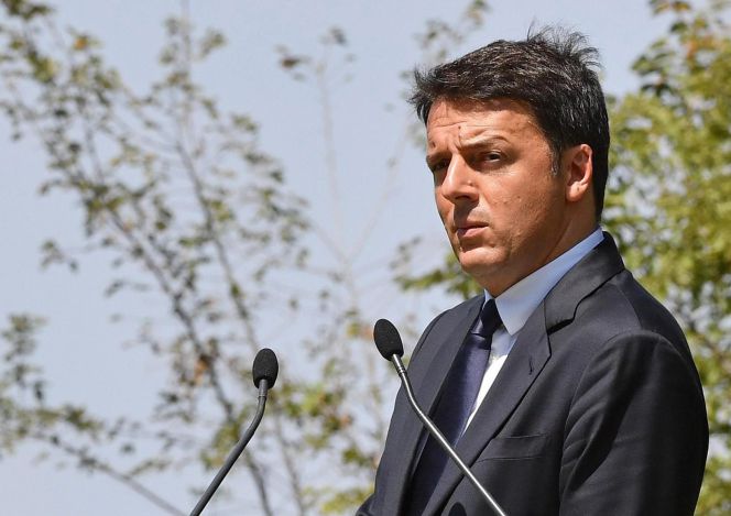 El primer ministro de Italia, Matteo Renzi.