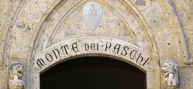 Entrada a Monte dei Paschi di Siena.