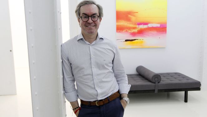 El galerista Damián Casado.
