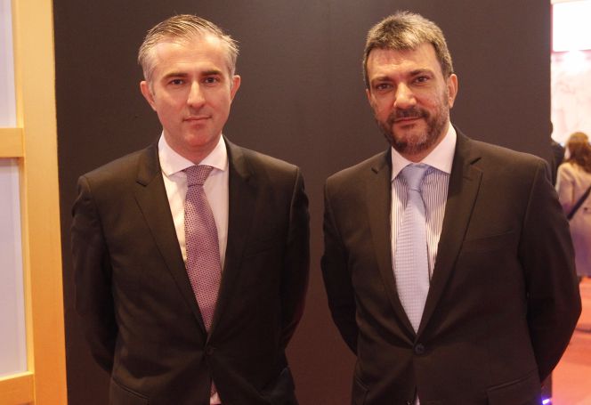 Jamal Satli Iglesias, presidente de Bluebay, junto a Ramón Hernández, su director general. rn rn