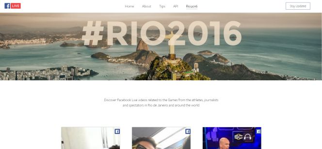 Sigue los Juegos Olímpicos de Río 2016 en Facebook en directo