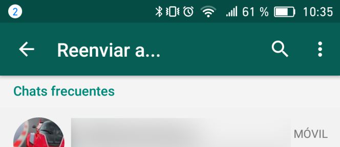 WhatsApp introduce el reenvío múltiple de archivos a varios contactos