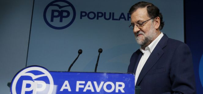 Rueda de prensa del líder del PP, Mariano Rajoy, al término de la la reunión del Comité Ejecutivo Nacional del PP.