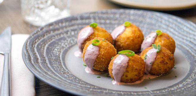 Croquetas de ají de gallina de La Jefa.