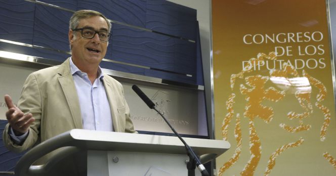El vicesecretario general de Ciudadanos, José Manuel Villegas, en el Congreso.