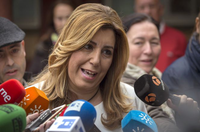 Susana Díaz, presidenta de la Junta de Andalucía.