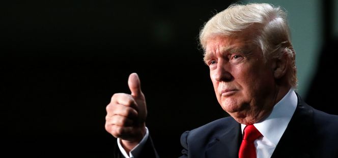 El candidato republicano a la Casa Blanca, Donald Trump, durante un mitin de campaña en Charlotte, Carolina del Norte (EE UU).