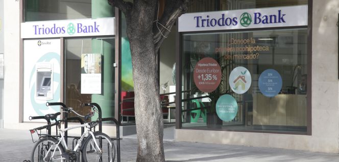 Imagen de una oficina de Triodos Bank.