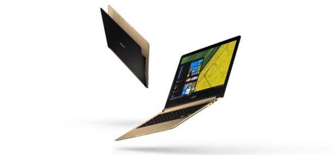 Acer presenta el primer ordenador portátil con pantalla curva