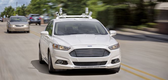Prototipo de vehículo autónomo de Ford